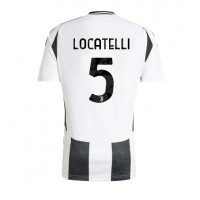 Koszulka piłkarska Juventus Manuel Locatelli #5 Strój Domowy 2024-25 tanio Krótki Rękaw